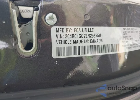 2020 Chrysler Pacifica Limited from USA, damaged, VIN 2C4RC1GG2LR258750